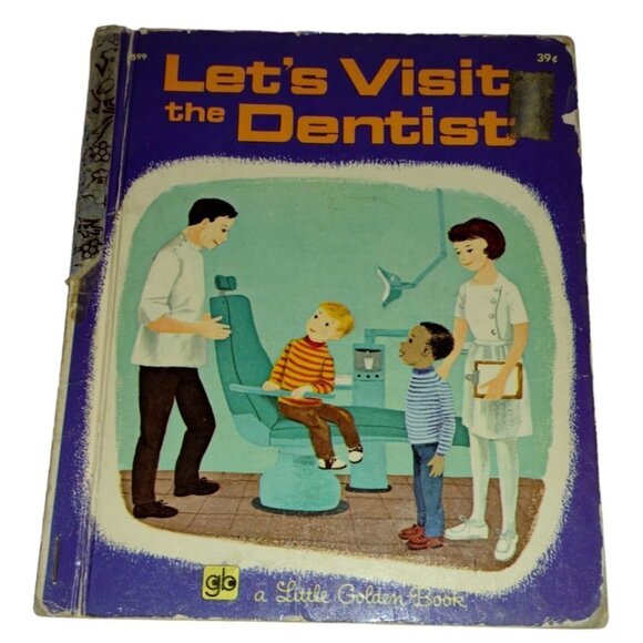 Little Golden Book Let's Visit the Dentist, Patricia M.‎ Scarry, 1st Edit. 1970 - Picture 1 of 7